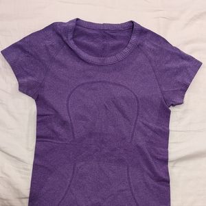 Lululemon Swiftly Tech Short Sleeve Crew Power Purple
